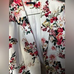 Floral blazer